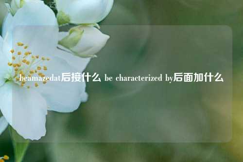 beamazedat后接什么 be characterized by后面加什么