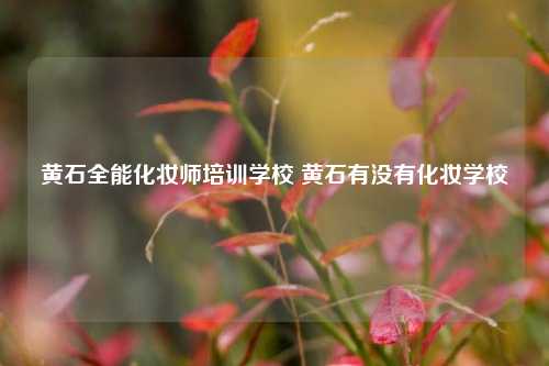 黄石全能化妆师培训学校 黄石有没有化妆学校