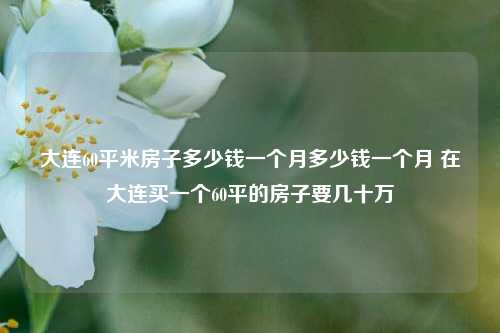 大连60平米房子多少钱一个月多少钱一个月 在大连买一个60平的房子要几十万